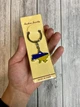 Патріотичний Брелок На Ключі Карта України ZARYAD Жовто-Синій - зображення 4