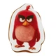 Пряник медово-имбирный с пищевой печатью "Крафт пряник" "Angry Birds Red - Ред" 45 г - изображение 1
