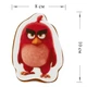 Пряник медово-имбирный с пищевой печатью "Крафт пряник" "Angry Birds Red - Ред" 45 г - изображение 4