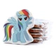 Пряник медово-имбирный с пищевой печатью "Крафт пряник" "My Little Pony Rainbow Dash - Рейнбоу Деш" 45 г - изображение 2