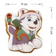 Пряник медово-имбирный с пищевой печатью "Крафт пряник" "Paw Patrol Everest - Эверест" 45 г - изображение 4