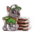 Пряник медово-имбирный с пищевой печатью "Крафт пряник" "Paw Patrol Zuma - Зума" 45 г - изображение 3