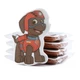 Пряник медово-имбирный с пищевой печатью "Крафт пряник" "Paw Patrol Rocky - Рокки" 45 г - изображение 3