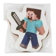 Пряник медово-имбирный с пищевой печатью "Крафт пряник" "Minecraft - Стив" 45 г - изображение 2