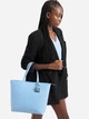 Сумка-шоппер женская из искусственной кожи большая Armani Exchange 875877870 Голубая (1159812640) - изображение 2