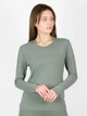 Лонгслів довгий жіночий Leinle 1360 XL Оливковий (4821360161705) - зображення 1