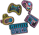 Джибітси Crocs Lights Up Neon Gamer 10012094 5 шт Різнокольорові (0196265382774) - зображення 1