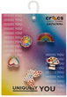 Джибітси Crocs Rainbow Elvtd Festival 10013261 5 шт Різнокольорові (0196265644100) - зображення 3