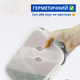 Контейнер для еды складной силиконовый 2 отдела Розовый - изображение 8