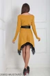 Женское платье Подіум Stima 20852-MUSTARD S Горчичный - изображение 3