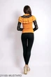 Женская кофта Подіум Monaris 21100-MUSTARD S Горчичный - изображение 3
