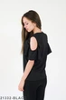 Женская блузка Подіум Angela 21332-BLACK L Черный - изображение 2