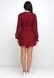 Женский костюм-двойка с шортами и ассиметричной блузой Подіум 25862-BORDO XL Бордовый - изображение 2