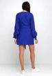 Женский костюм-двойка с шортами и ассиметричной блузой Подіум 25862-BLUE XL Синий - изображение 2