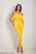 Жіночий комбінезон Подіум Marie 20355-YELLOW XS Жовтий - зображення 2