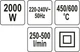 Строительный Фен 2000 Вт Технический YATO® YT-82294 - изображение 2