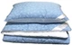 Одеяло Лебяжий пух Blue/White Zastelli тик полуторное 145х205 - изображение 2