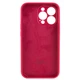 Чехол Fiji Silicone Case Full Camera для Apple iPhone 12 Pro бампер накладка с защитой камеры Rose Red - изображение 2