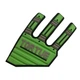 Перчатки мужские Special Forces Gloves Emerald Web из игры CS:GO КС:ГО Зелено-черные One Size - изображение 4