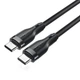Кабель ACEFAST C8-03 USB-C to USB-C передача данных cable Black 6974316282716 - изображение 3