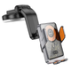 Автотримач для телефона з БЗП HOCO HW8 Transparent Discovery Edition wireless fast charging car holder(center console) Metal Gray (6942007608152) - изображение 3