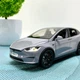 Машина Автосвіт Tesla Model X інерційна відчиняються двері капот багажник 17см Сіра (AP-2004) - зображення 3