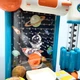 Детский игровой автотренажер с рулем Космос музыка и свет подвижные детали на батарейках (ZZ1439B) - изображение 7