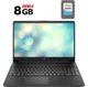 Ноутбук HP 15s-fq3xxx / 15.6" (1366x768) TN / Intel Celeron N4500 (2 ядра по 1.1 - 2.8 GHz) / 8 GB DDR4 / 256 GB SSD / Intel UHD Graphics / WebCam б/в - зображення 1