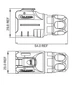Разъем герметичный вилка CNLINKO pin2 LP-16-J02PE-01-001 - изображение 4