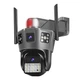IP камера видеонаблюдения RIAS SD39G (v380Pro APP) Wi-Fi 4G 3MP+3MP уличная с удаленным доступом Black - изображение 2