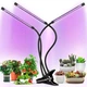 Ультрафіолетова лампа для рослин j22wl-03 LED LIGHT Повний спектр 3 голови LED - зображення 2