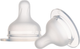Соска силіконова Canpol babies до пляшечки S-Shape L середня 2 шт (59/893) - зображення 1