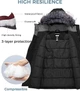 Зимняя куртка парка CHINMOON Warm Waterproof Teflon Color: Black Размер: S - изображение 3
