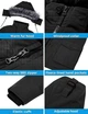 Зимняя куртка парка CHINMOON Warm Waterproof Teflon Color: Black Размер: S - изображение 7