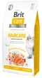 Корм сухий Бріт Care Cat Grain Free Haircare Healthy & Shiny Coat Salmon & Chicken лосось та курка для довгошерстих котів 7кг арт.171305 - зображення 1