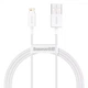 Кабель Baseus Superior Series Fast Charging Lightning 2.4A (1m) White - изображение 2