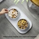 Миска стальная 2 шт для собак/ кота на пластиковой наклонной подставке Double Bowl GWL-28 серая (GS-149126) - изображение 4
