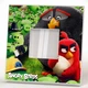 Декоративное зеркало "Герои мультфильма Angry Birds" украшение в детскую комнату, спальню, стильный подарок - изображение 2