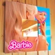 Зеркало "Фильм. Барби. Barbie. Марго Робби" украшение интерьера для любителей кино, подарок в спальню, кафе, бар - изображение 1