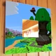 Декоративное зеркало "Майнкрафт. Minecraft" для интерьера детской комнаты, спальни, подарок - изображение 1