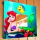 Декоративное зеркало "Мультфильм Русалочка. The Little Mermaid" подарок фанатам Дисней, декор для детской - изображение 1