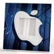 Декоративное зеркало "Логотип Apple. Эпл" стильное украшение интерьера для спальни, дома, офиса, магазина, подарок - изображение 2
