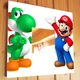 Декоративное зеркало "Super Mario Bros. Nintendo" фанатам Dendy, украшение детской комнаты - изображение 1