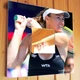 Декоративное зеркало "Теннисистка Мартина Хингис. Martina Hingis" для любителей тенниса украшение интерьера для спорт клуба - изображение 1