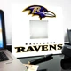 Зеркало "Baltimore Ravens" американский футбол NFL команды, для фанатов НФЛ, подарок для спальни, спорт клуба, бара - изображение 3