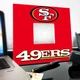 Зеркало "San Francisco 49ers" американский футбол NFL команды, для фанатов НФЛ, подарок для спальни, спорт клуба, бара - изображение 3