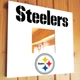 Зеркало "Pittsburgh Steelers" американский футбол NFL команды, для фанатов НФЛ, подарок для спальни, спорт клуба, бара - изображение 1