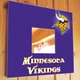 Зеркало "Minnesota Vikings" американский футбол NFL команды, для фанатов НФЛ, подарок для спальни, спорт клуба, бара - изображение 1