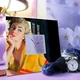 Интерьерные настенные часы "Задумчивая" декор украшение для спальни, дома, стильный подарок - изображение 3