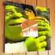 Часы "Шрек и кот. Shrek" герои мультфильма, украшение интерьера для детской комнаты, спальни - изображение 2